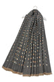 Mini Polka Dot Reversible Wool Frayed Scarf
