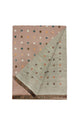Mini Polka Dot Reversible Wool Frayed Scarf