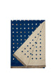 Mini Polka Dot Reversible Wool Frayed Scarf