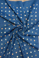 Mini Polka Dot Reversible Wool Frayed Scarf