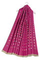 Mini Polka Dot Reversible Wool Frayed Scarf
