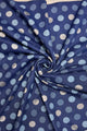 Polka Dot Reversible Wool Frayed Scarf