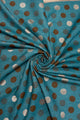 Polka Dot Reversible Wool Frayed Scarf