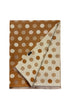 Polka Dot Reversible Wool Frayed Scarf