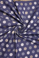 Polka Dot Reversible Wool Frayed Scarf