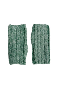 Cosy Plain Knitted Fingerless Gloves