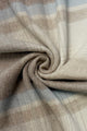 Multi Check Print 100% Wool Tassel Scarf