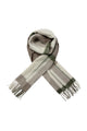 Multi Check Print 100% Wool Tassel Scarf