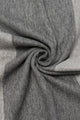 Plain Wool Tassel Scarf With Border
