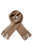 Plain Wool Tassel Scarf With Border