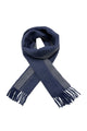 Plain Wool Tassel Scarf With Border