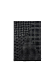 Paisley & Mix Print Patchwork Mens/Unisex Frayed Scarf