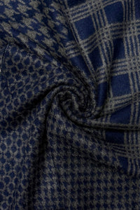 Paisley & Mix Print Patchwork Mens/Unisex Frayed Scarf
