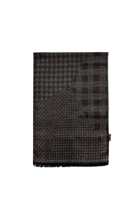 Paisley & Mix Print Patchwork Mens/Unisex Frayed Scarf