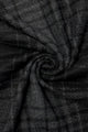 Grid Check Print Reversible Mens/Unisex Frayed Scarf
