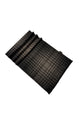 Grid Check Print Reversible Mens/Unisex Frayed Scarf