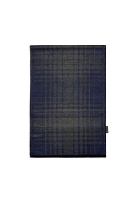 Grid Check Print Reversible Mens/Unisex Frayed Scarf
