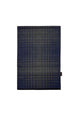 Grid Check Print Reversible Mens/Unisex Frayed Scarf