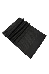 Pin Dot Print Reversible Mens/Unisex Frayed Scarf