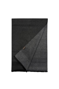Pin Dot Print Reversible Mens/Unisex Frayed Scarf