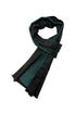 Pin Dot Print Reversible Mens/Unisex Frayed Scarf