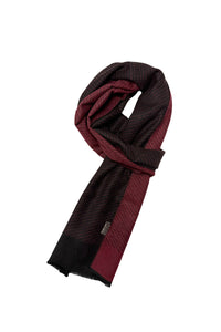 Pin Dot Print Reversible Mens/Unisex Frayed Scarf
