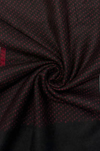 Pin Dot Print Reversible Mens/Unisex Frayed Scarf