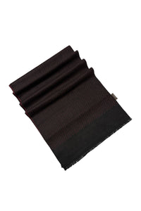 Pin Dot Print Reversible Mens/Unisex Frayed Scarf