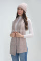 Metallic Eyelash Knit Hat & Scarf Set