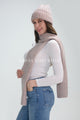 Metallic Eyelash Knit Hat & Scarf Set
