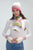 Rainbow Stripe Wool Hat, Scarf & Fingerless Glove Set