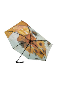 Van Gogh Sunflowers Umbrella with Travel Case (Mini)