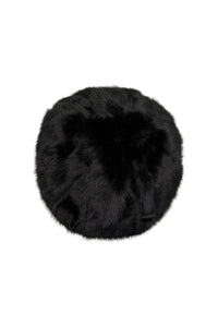 Faux Fur Plain Beret