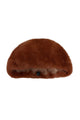 Faux Fur Plain Beret