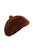 Faux Fur Plain Beret