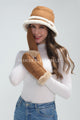 Faux Suede & Shearling Bucket Hat
