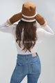Faux Suede & Shearling Bucket Hat