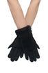 Faux Suede & Shearling Cosy Gloves