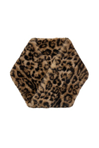 Luxe Faux Fur Leopard Print Twist Snood