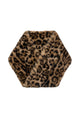 Luxe Faux Fur Leopard Print Twist Snood