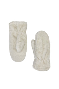 Cosy Faux Fur Elasticated Mittens