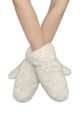 Cosy Faux Fur Elasticated Mittens