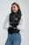 Faux Suede Plain Gloves with Faux Fur Trim