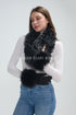 Faux Suede Plain Gloves with Faux Fur Trim