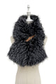 Faux Fur Buckle Pull Through Scarf