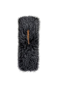 Faux Fur Buckle Pull Through Scarf