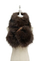 Faux Fur Buckle Pull Through Scarf