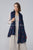 Red Poppy Foiled Print Scarf