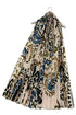 Abstract Bohemian Paisley Print Frayed Scarf