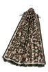 Watercolour Damask Print Frayed Scarf